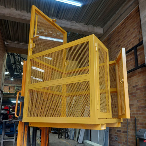 Canastilla de seguridad para montacargas