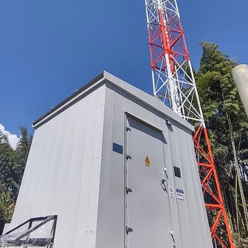 Estructura metálica para plataformas y torres de comunicación