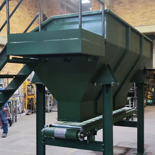 tolvas con banda transportadora