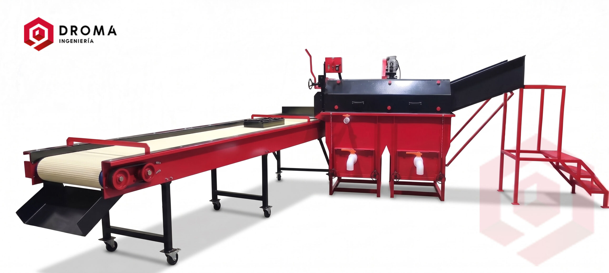 Lavadora de papa capacidad 60 bultos por hora industrial Droma Ingeniería